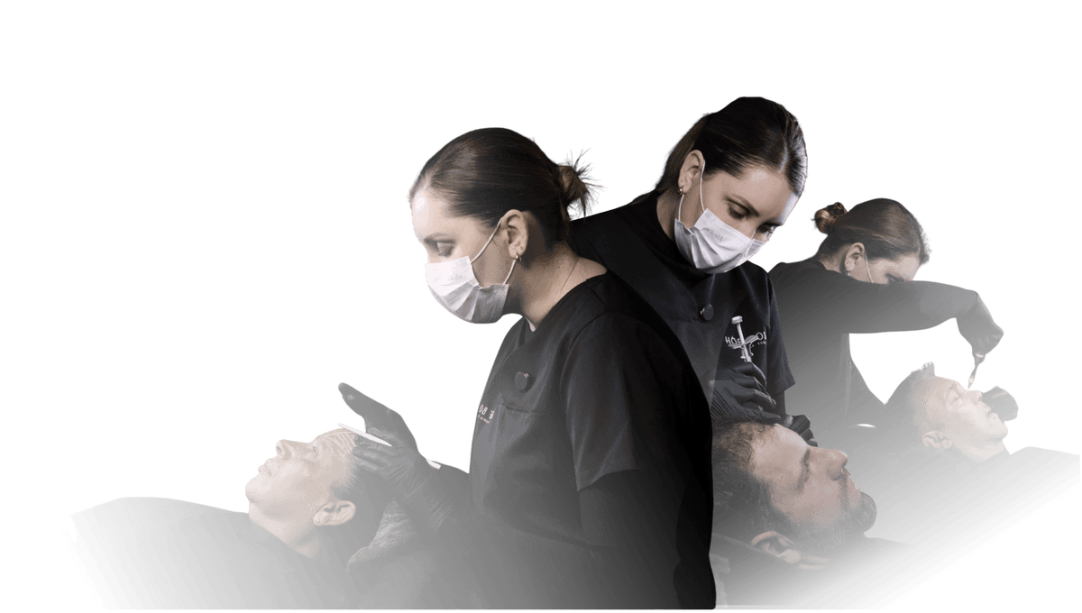 Dra. Camila Scremin realizando procedimento